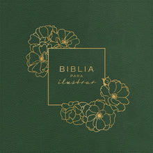 Cargar imagen en el visor de la galería, Biblia para ilustrar RVR60- Verde Símil Piel
