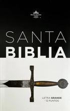 Load image into Gallery viewer, Biblia RVR60 tamaño manual - Espada
