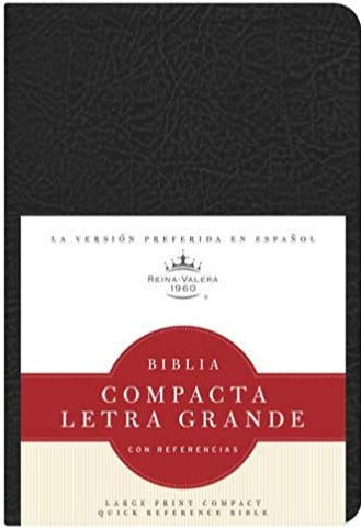 Biblia Compacta con referencias RVR60 (Piel)