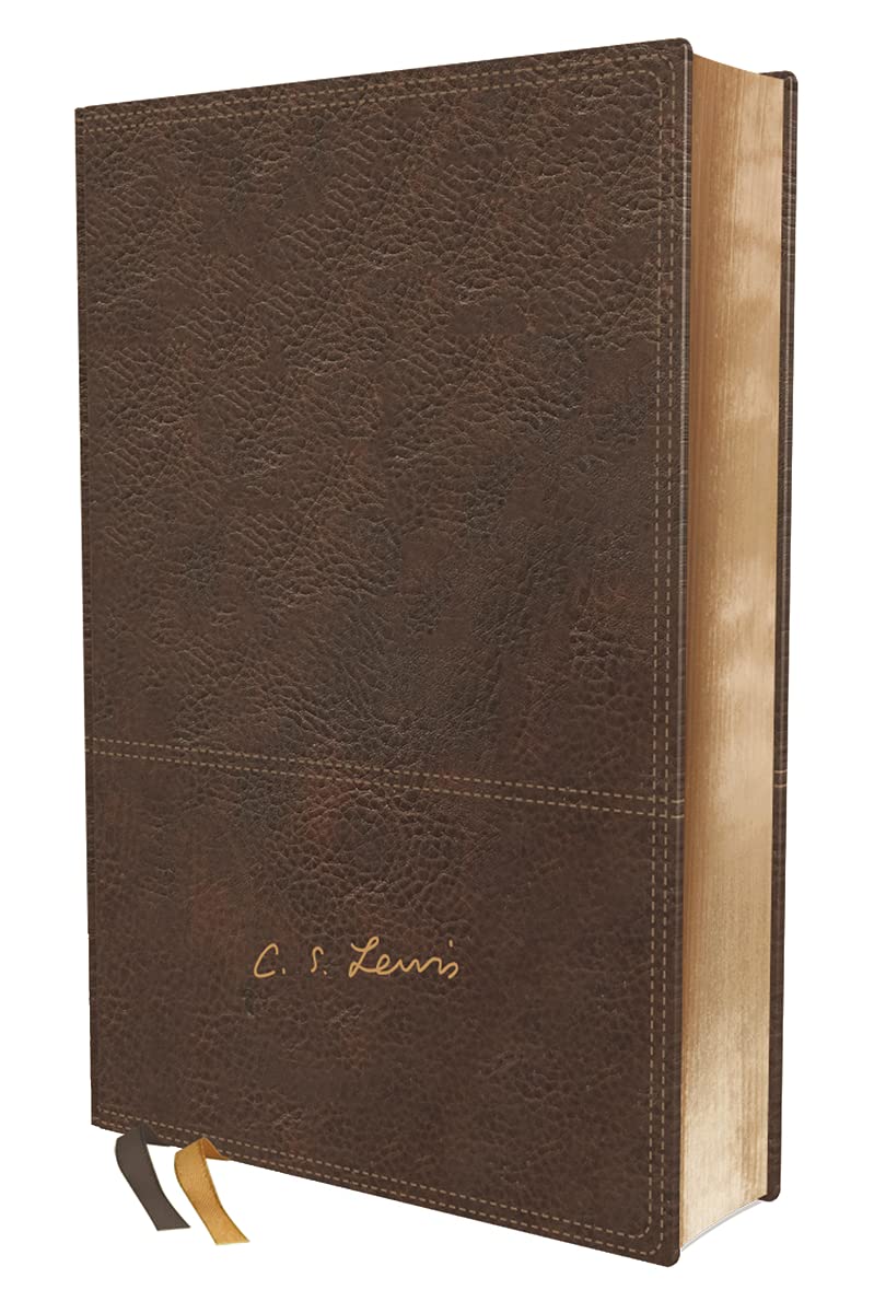 Biblia Reflexiones de C. S. Lewis - Imitación piel Café