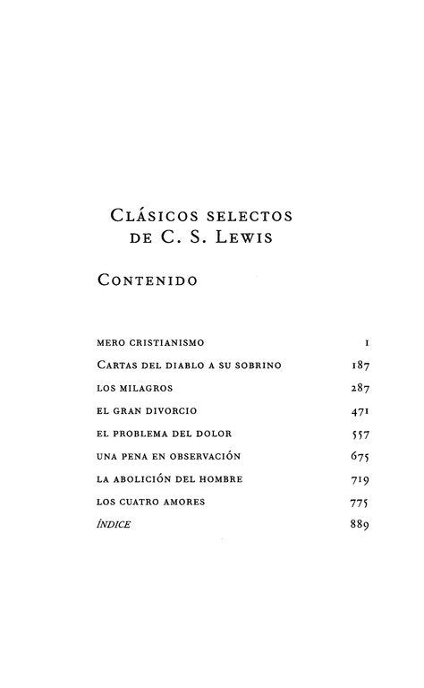 Clásicos selectos de C.S. Lewis