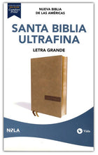 Cargar imagen en el visor de la galería, Biblia Ultrafina Letra Grande Beige NBLA
