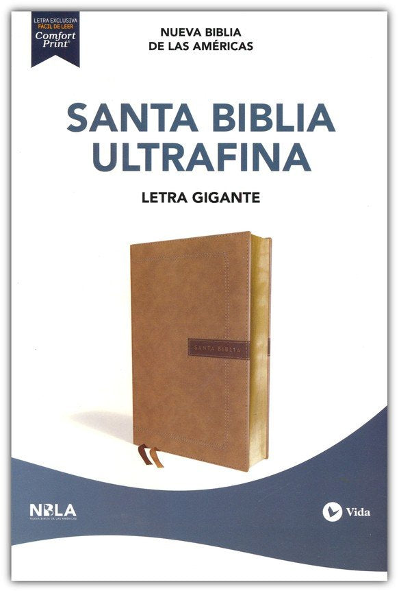 Biblia Ultrafina Letra Gigante Beige NBLA
