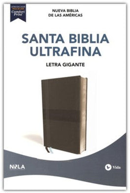 Biblia Ultrafina Letra Gigante Negra NBLA