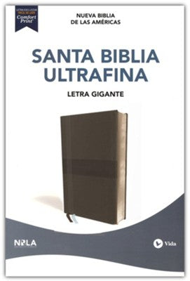 Biblia Ultrafina Letra Gigante Negra NBLA
