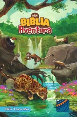 Biblia Aventura para niños NBLA - Imitación piel Azul