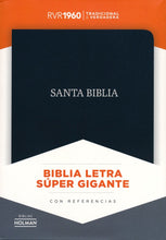 Load image into Gallery viewer, Biblia RVR60 Letra Súper Gigante Negra

