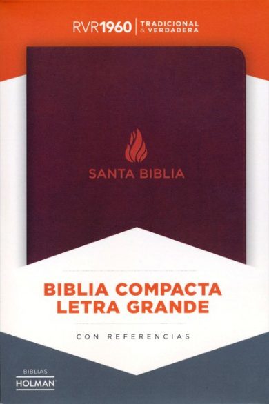 Biblia RVR60 Letra Grande Marrón Piel Fabricada
