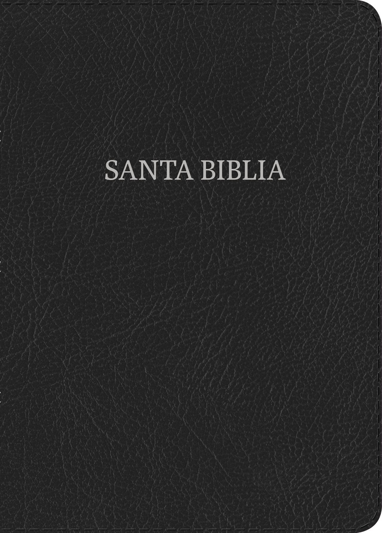 Biblia Letra Gigante Negro Piel Fabricada