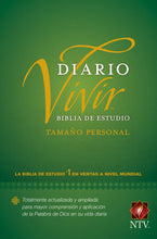 Load image into Gallery viewer, Biblia de Estudio Diario Vivir NTV Tamaño Personal Tapa Dura
