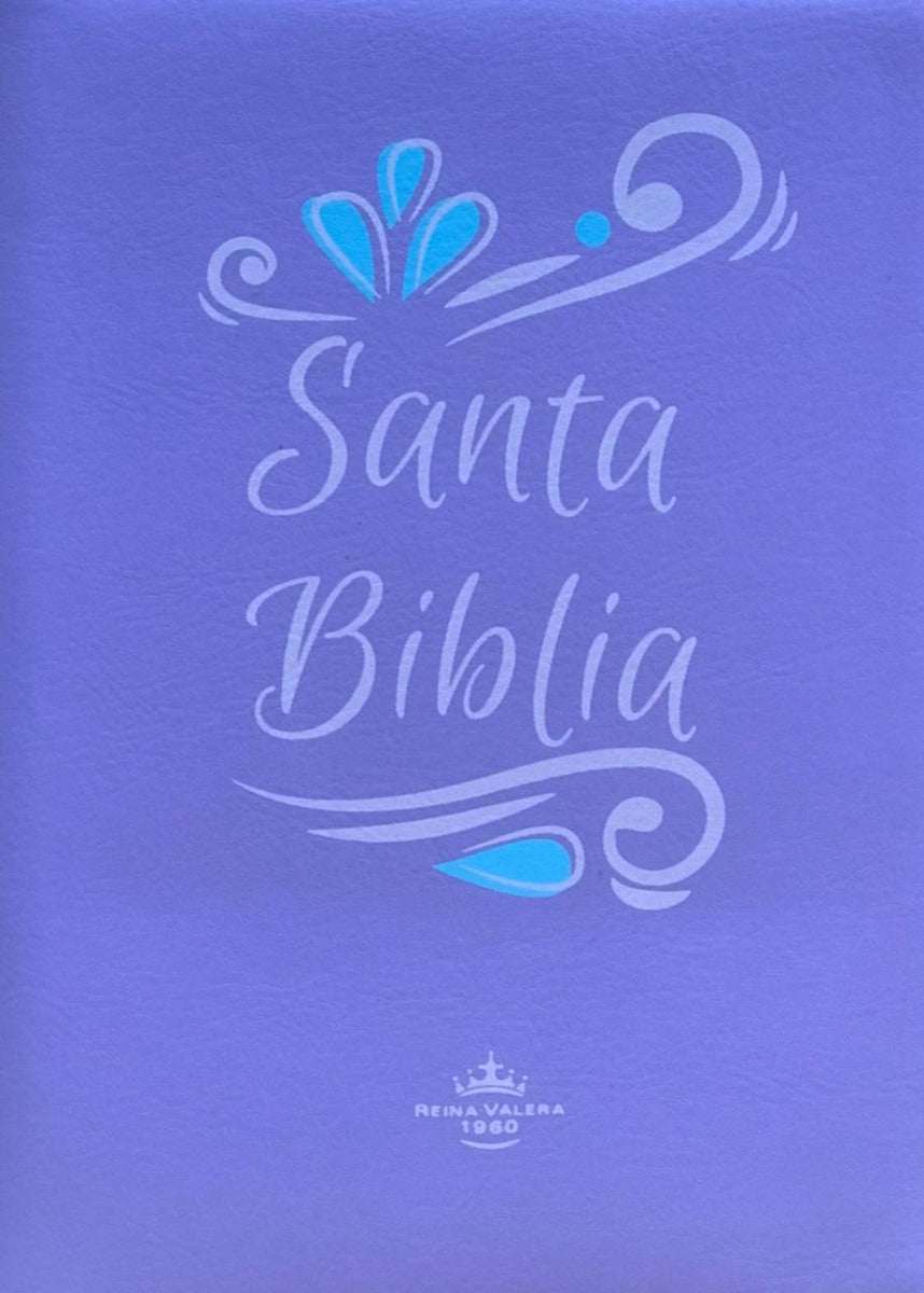 Biblia RVR60 Tamaño Manual Lila con cierre | Biblias para mujeres | Sociedad Bíblica Colombiana