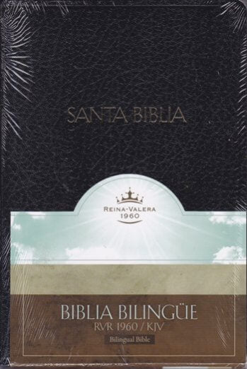 Biblia Bilingüe RV60/KJV Negro Imitación piel