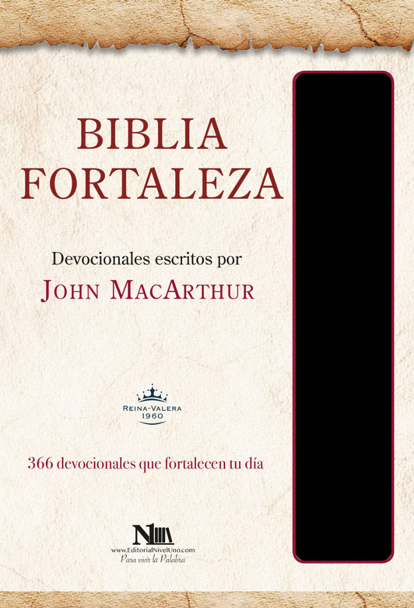 Biblia Fortaleza RVR60 | John MacArthur | Editorial Nivel Uno