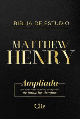 Biblia Estudio Matthew Henry RVR Piel Fabricada con índice (Nueva edición)