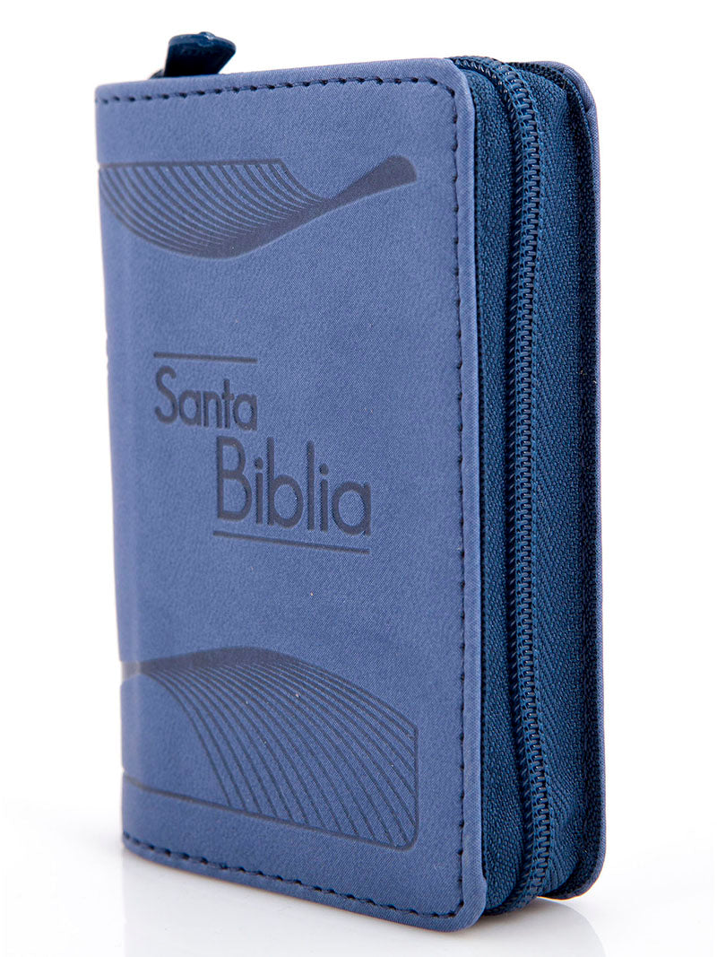 Biblia Minibolsillo Flexible Azul