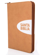 Load image into Gallery viewer, Biblia RVR60 Tipo Agenda Terracota
