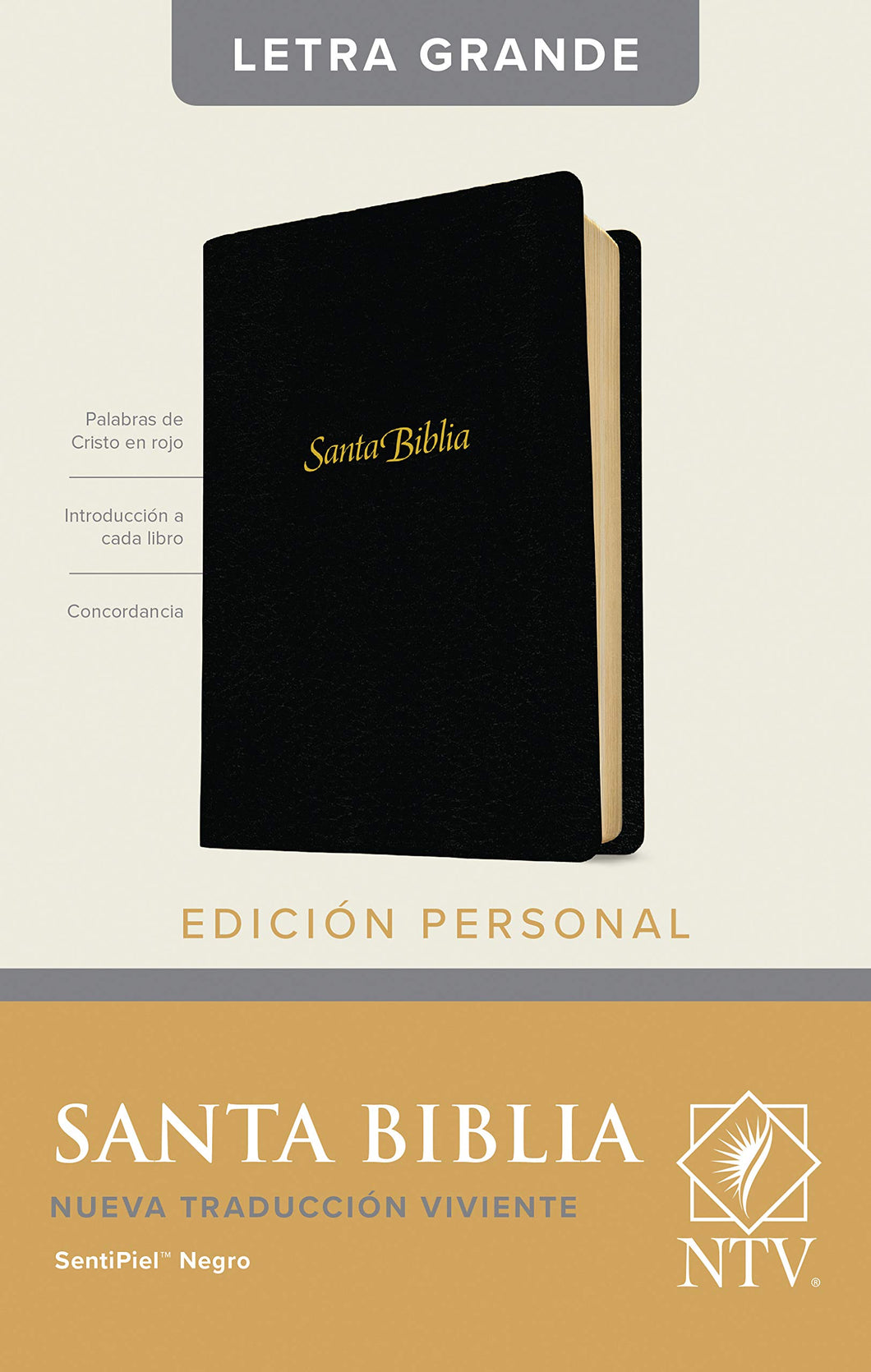 Biblia NTV - Edición personal. Letra grande