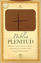 Load image into Gallery viewer, Biblia de Estudio Plenitud RVR Piel Terracota
