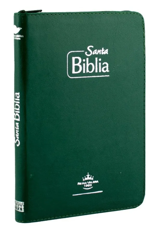 Biblia Ultrafina verde con Cierre RVR60