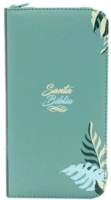 Biblia tipo chequera RVR60 Color verde - Ayudas digitales