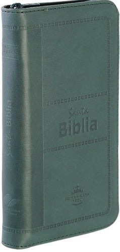 Biblia tipo Chequera verde RVR60