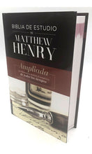 Cargar imagen en el visor de la galería, Biblia Estudio Matthew Henry RVR (Tapa Dura)
