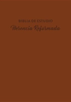 Biblia de estudio Herencia Reformada - Semi piel (café) |Biblias en Colombia | Reformation Heritage Books| 