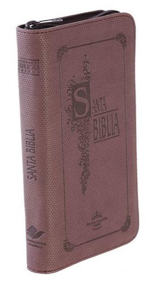 Biblia tipo Chequera Vinotinto RVR60
