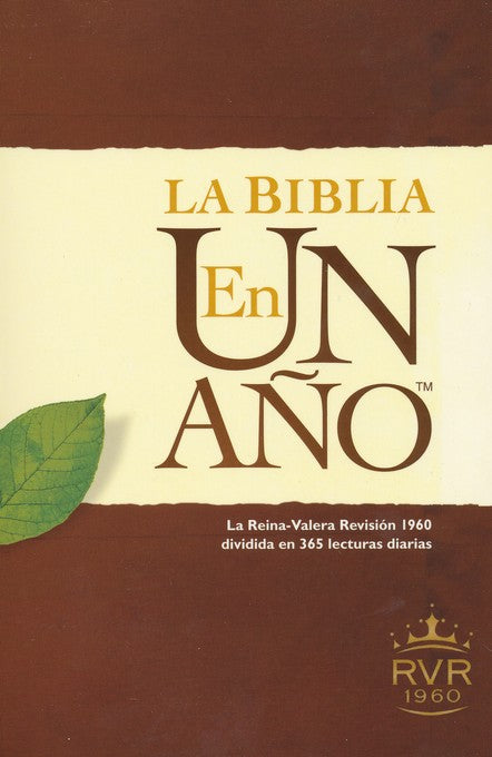 Biblia en un año Reina Valera 1960 | Biblias en Colombia | Editorial Tyndale