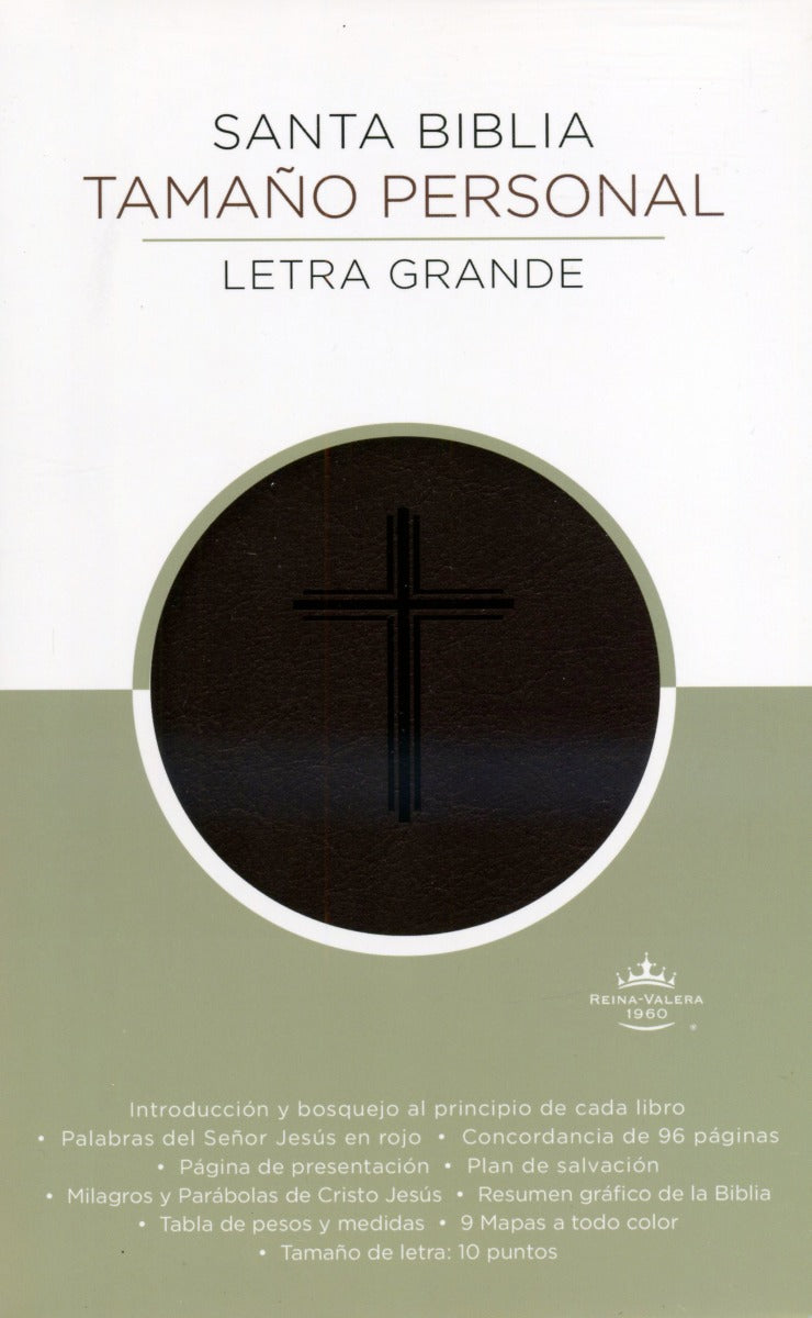 Biblia Letra Grande Tamaño Manual Marrón RVR60 | Biblias en Colombia | Grupo Nelson
