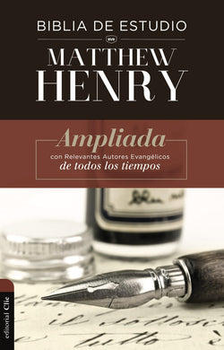 Biblia Estudio Matthew Henry RVR (Tapa Dura) | Biblias de estudio | Editorial Clie