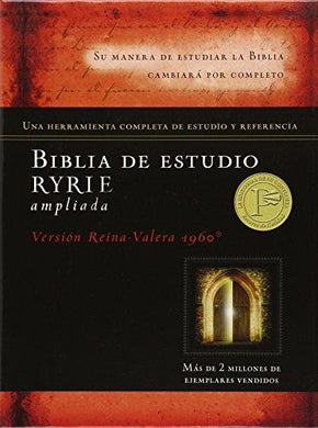 Biblia de estudio Ryrie Ampliada Piel Marrón | Charles C. Ryrie | Editorial Portavoz 