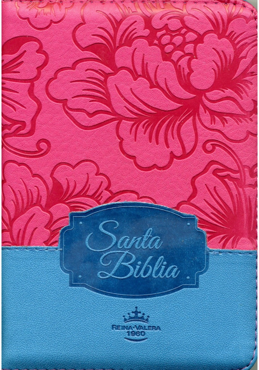 Biblia RVR60 Fucsia Azul con cierre | Biblias en Colombia | Sociedad Bíblica Colombiana