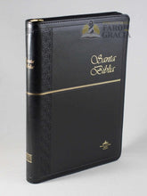 Cargar imagen en el visor de la galería, Biblia RVR60 Semifina negro con cierre
