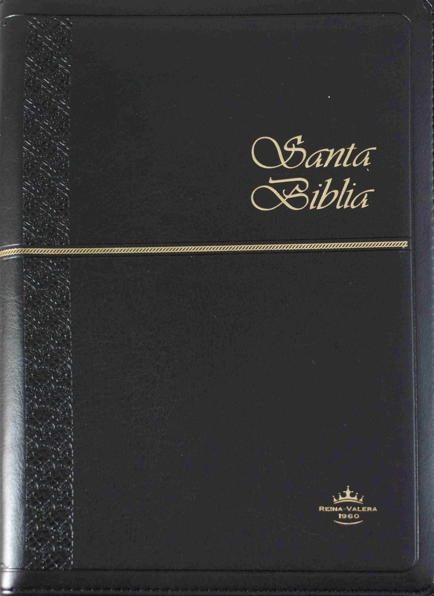 Biblia RVR60 Semifina negro con cierre | Biblias en Colombia | Sociedad Bíblica Colombiana