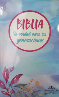Biblia La Verdad para las Generaciones rosada azul | Biblias en Colombia | Editorial Vida