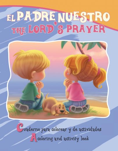 Padre nuestro libro colorear | Agnes y Salem de Bezenac | Producciones Prats 