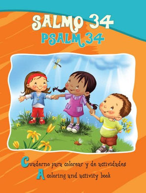 Salmo 34 libro colorear | Agnes y Salem de Bezenac | Producciones Prats 