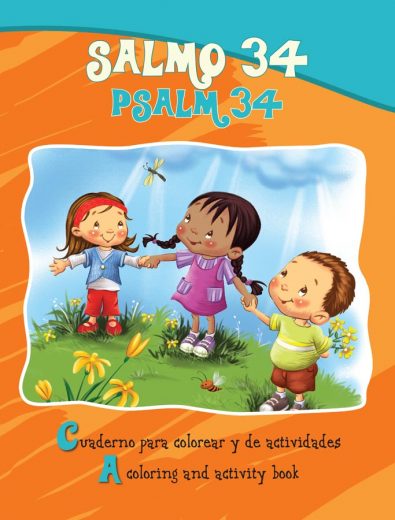 Salmo 34 libro colorear | Agnes y Salem de Bezenac | Producciones Prats 